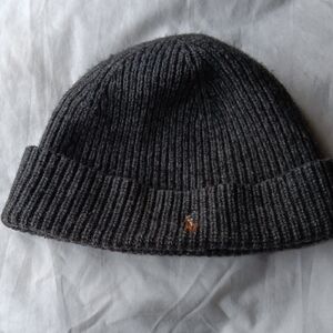 Ralph Lauren Gray Knit Beanie